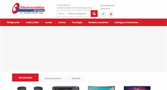 Desktop Screenshot of electrocreditosdelcauca.com